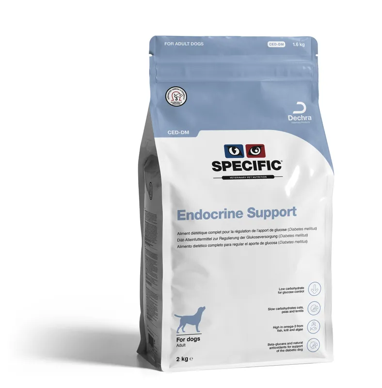 Snabb leverans Endocrine Support CED-DM hundfoder - 12 kg