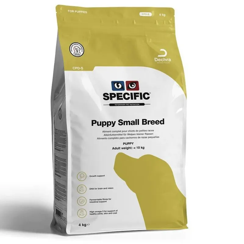 Specific CPD-S Puppy Small Breed för hundar 4 kg Endast denna vecka