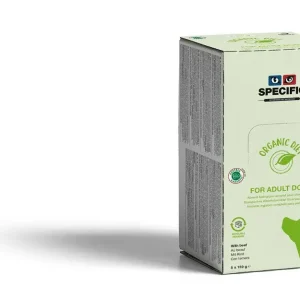 Beställ nu Specific C-BIO-W Organic med nötkött 5 x 150 g för hundar