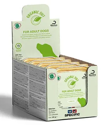 Kampanjpris Specific C-BIO-W Organic with Fish för Hund 5 x 150 g