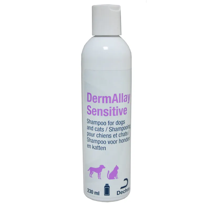 DermAllay Sensitive schampo 230 ml för katter och hundar Rabatt