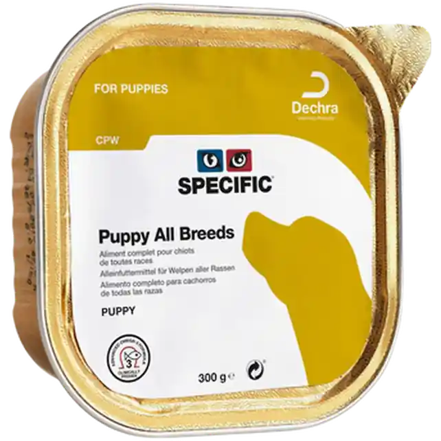 Dogs CPW Puppy All Breeds 300 g - Hund - Hundmat & hundfoder - Veterinärvåtfoder för hund - Specific - ZOO.se I lager