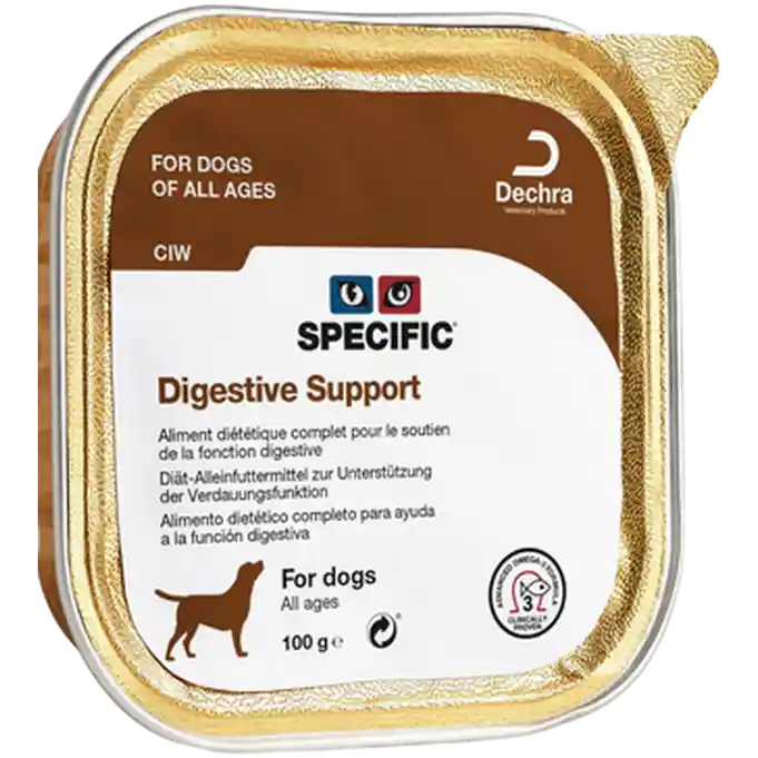 Dogs CIW Digestive Support 300 g - Hund - Hundmat & hundfoder - Veterinärvåtfoder för hund - Specific - ZOO.se Säker betalning