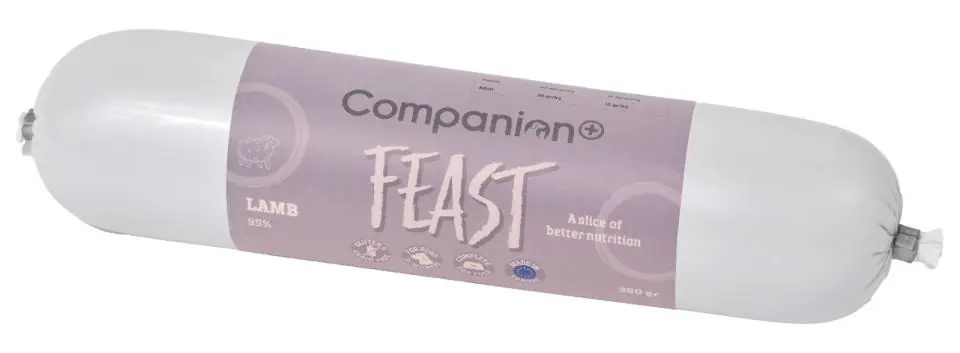 Feast Korv med Lamm Hundfoder - 350 g Rabatt