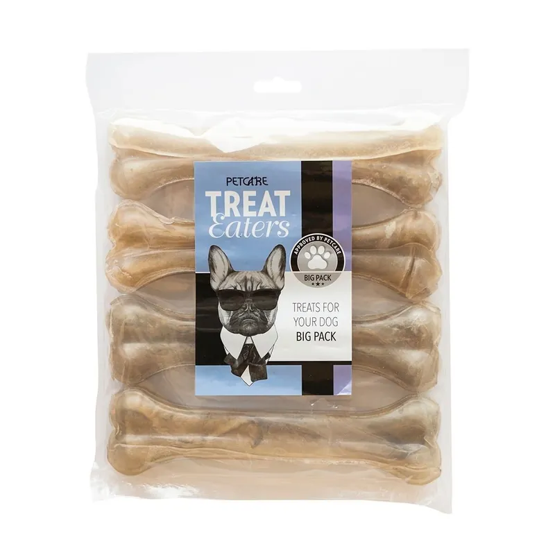 Utförsäljning Treateaters Tuggben av pressad Råhud Hundben 4-pack