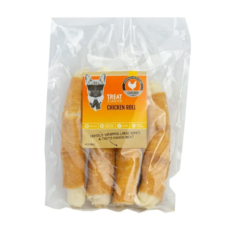 Kundfavorit Treateaters Chicken Rolls Tuggben 4-pack