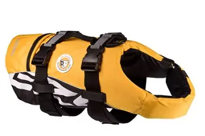 Extra rabatt EzyDog Flytväst för hundar - gul storlek M 18-27 kg