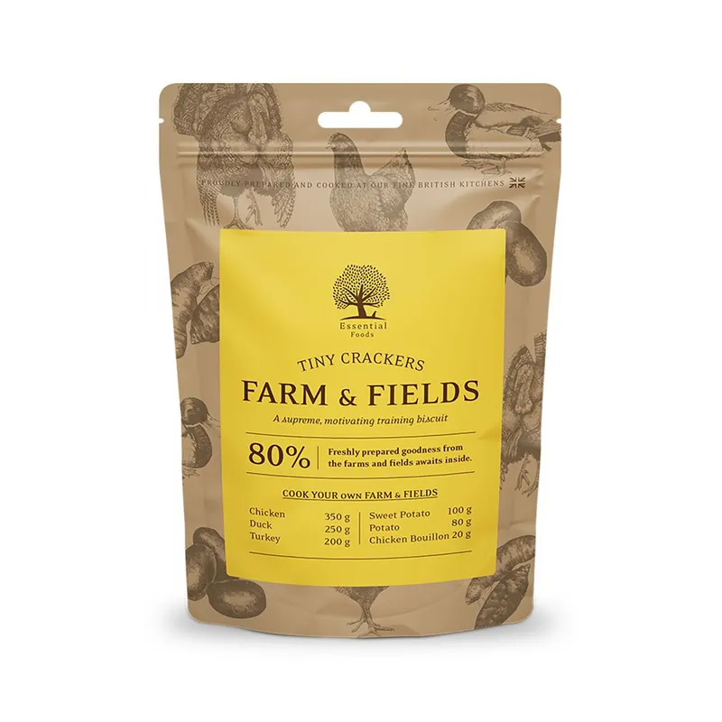 Essential Foods Farm & Fields Tiny Crackers Hundgodis 100 g Reapris