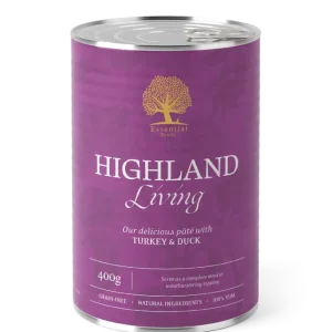Endast idag Essential Highland Living Paté Hundfoder - 6 x 400 g