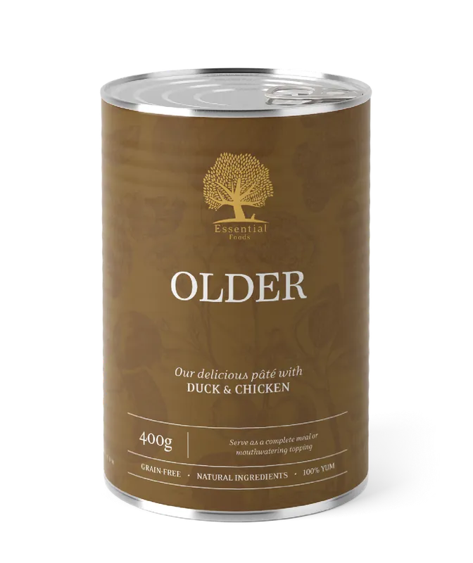 Essential Older Paté Hundfoder - 6 x 400 g Rabatter