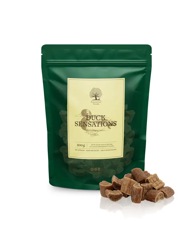 I lager Essential Duck Sensations Hundgodis - 200 g