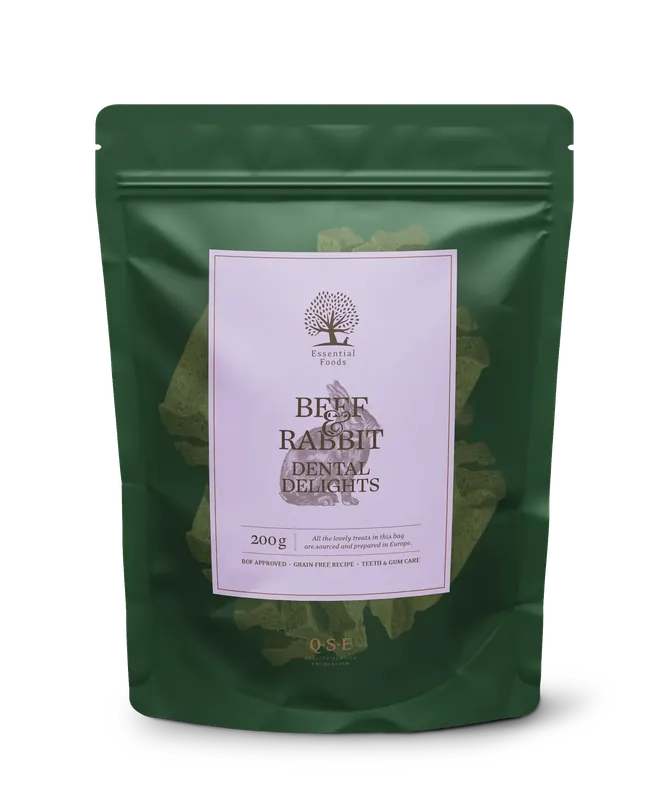 Nedsatt pris Essential Grain-free Beef & Rabbit Dental Delights - 200 g