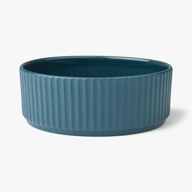Kronborg Hundskål - S / Petrol Blue Rea