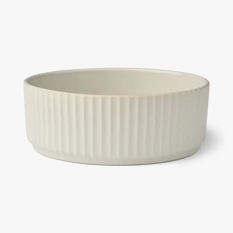 Kronborg Hundskål - L / Off White prisnedsättning