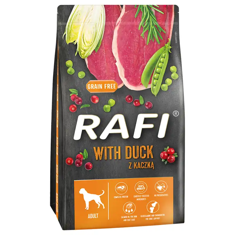 Lågt pris Rafi Adult med anka - Ekonomipack 2 x 10 kg