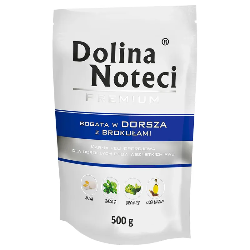 Bästa pris Dolina Noteci Premium i portionspåse 10 x 500 g - Rikt på torsk med broccoli