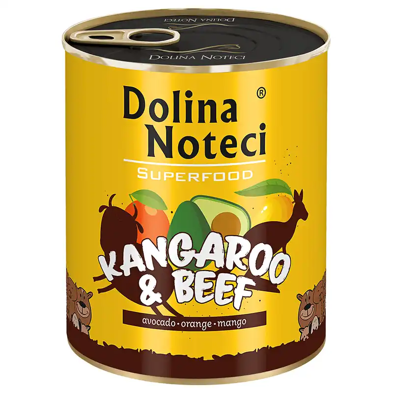 Trygg betalning Dolina Noteci Superfood 12 x 800 g - Känguru & nöt