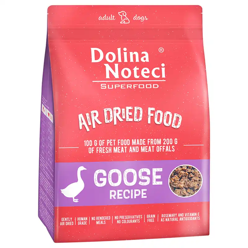 Dolina Noteci Superfood Adult med gås - Ekonomipack 2 x 1 kg Reapris