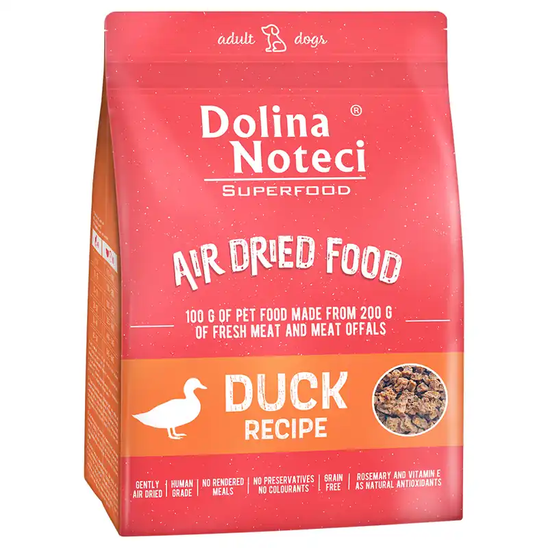 prisnedsättning Dolina Noteci Superfood Adult med anka - 1 kg