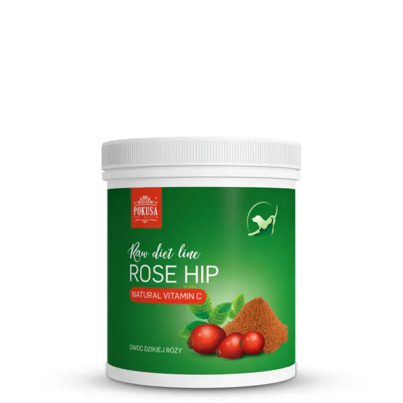 Pokusa RawDietLine Rose Hip 200 g för hundar och katter Sänkt pris