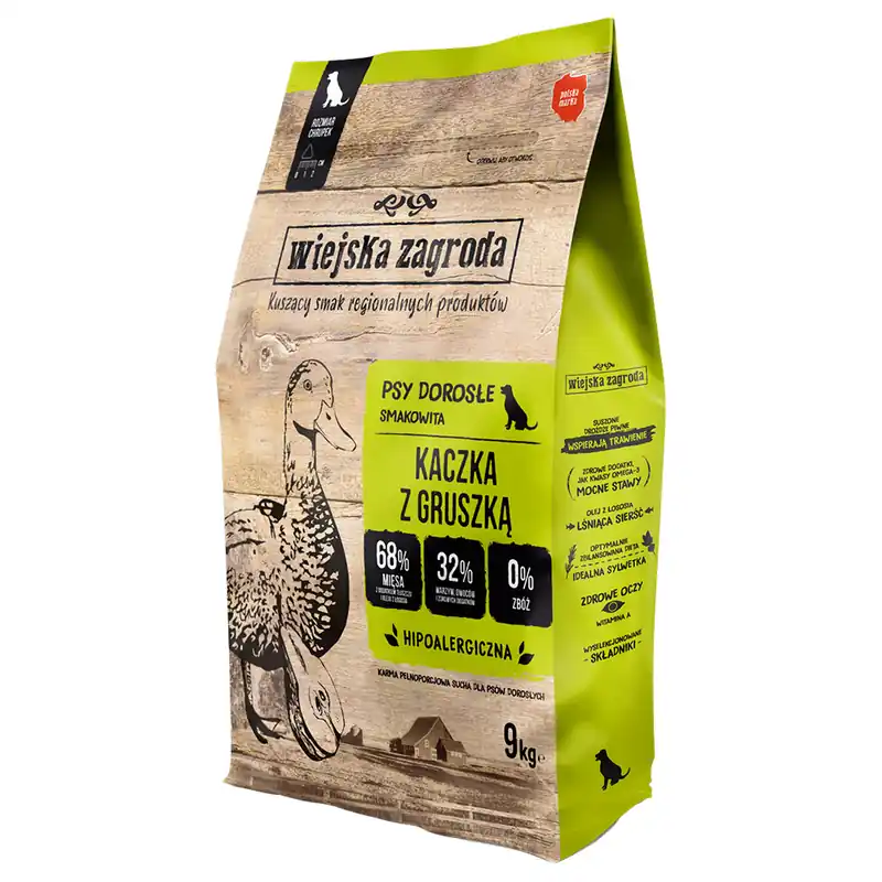 Wiejska Zagroda med anka & päron - 9 kg Rea
