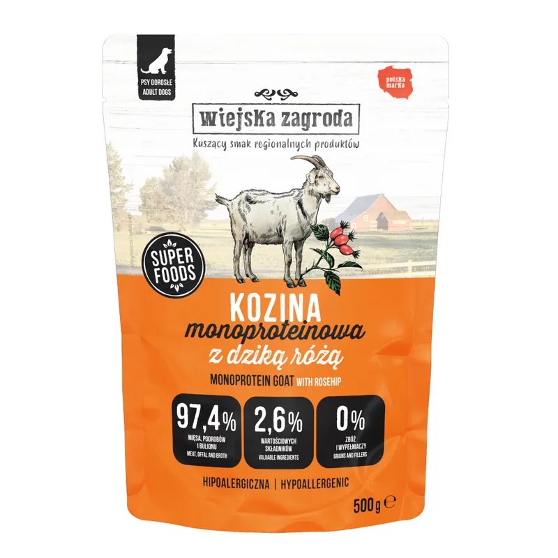 Premium Wiejska Zagroda Monoprotein Dog Adult 500 g - Get