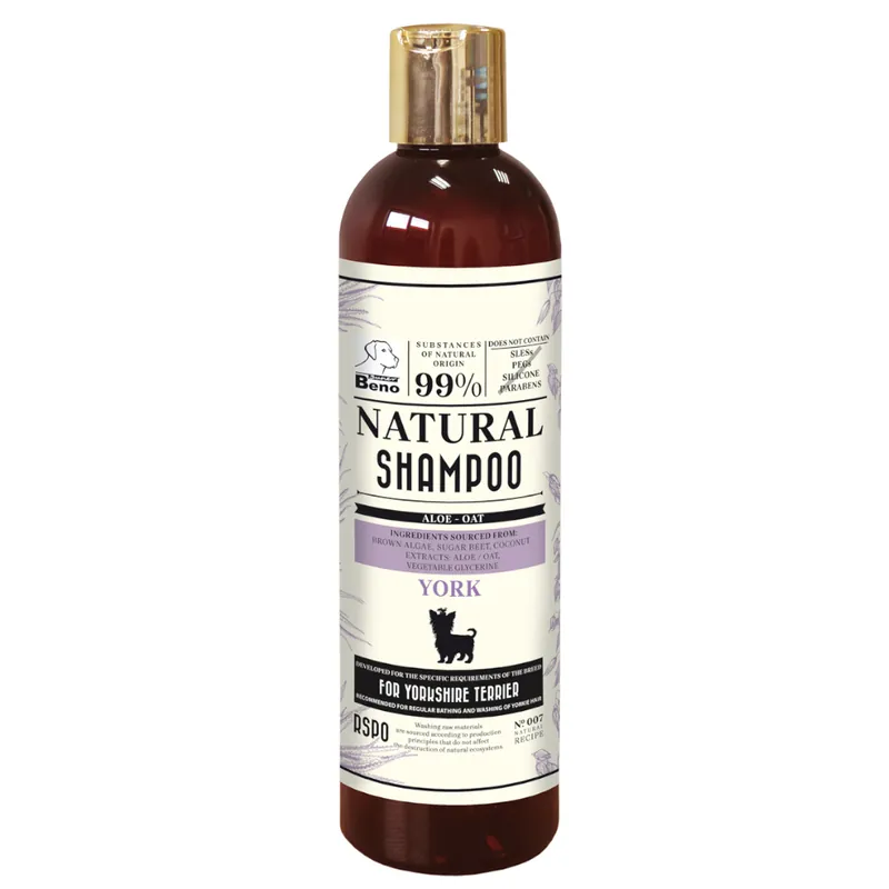 Super Beno Natural Shampoo för yorkshire terrier - 300 ml Expressleverans
