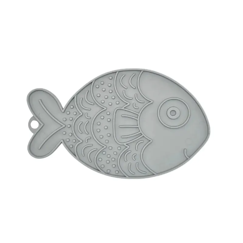 Fiboo Fishka Slickmatta Ljusgrå - 21 cm / Ljusgrå Kundfavorit