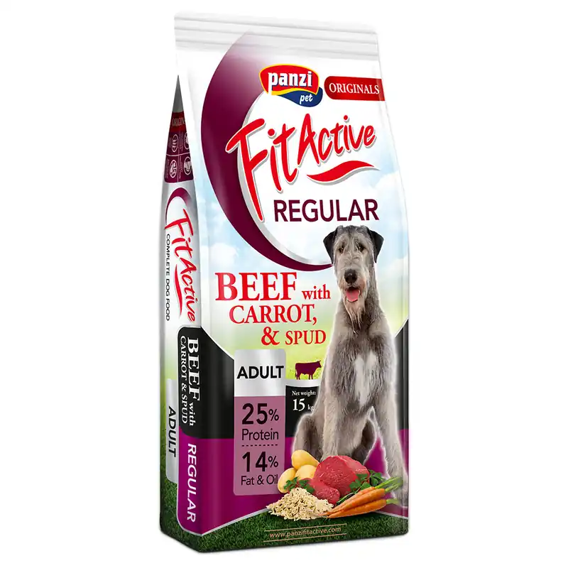 FitActive Originals Adult Regular med nötkött - 15 kg Trygg betalning