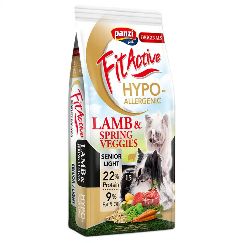 FitActive Originals Senior Hypoallergenic med lamm - 15 kg Sänkt pris