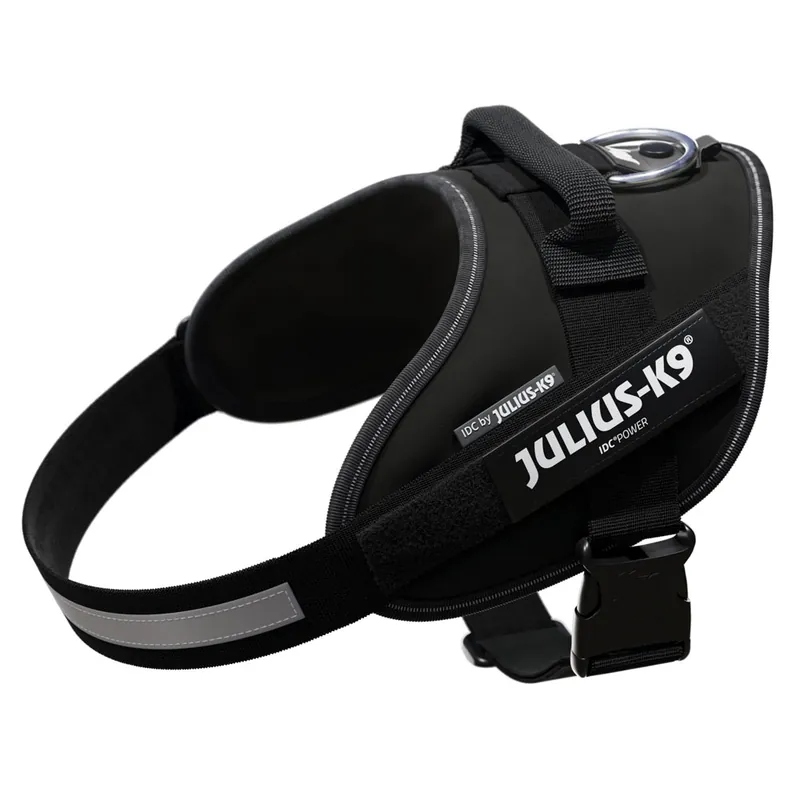 Fynd JULIUS-K9 IDC®-Powersele svart - Stl. M bröstomfång 58 - 76 cm