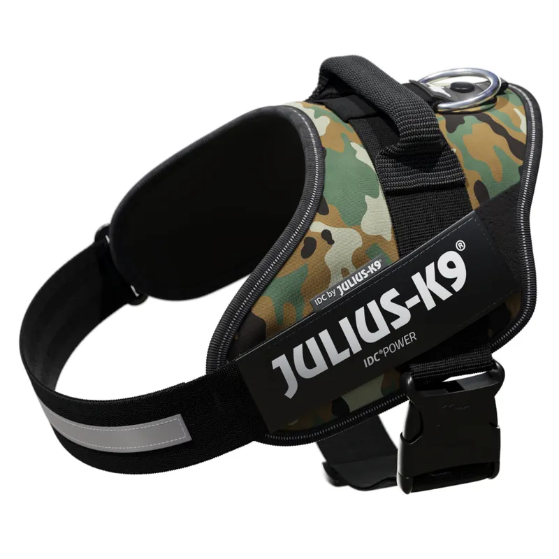 Populär JULIUS-K9 IDC®-Powersele camouflage - Stl. L bröstomfång 63 - 85 cm