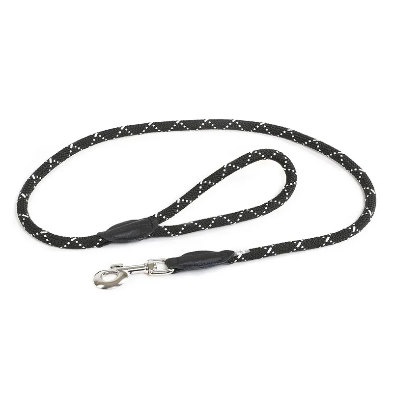 JULIUS-K9 IDC® repkoppel - 120 cm långt, Ø 10 mm, svart Premium