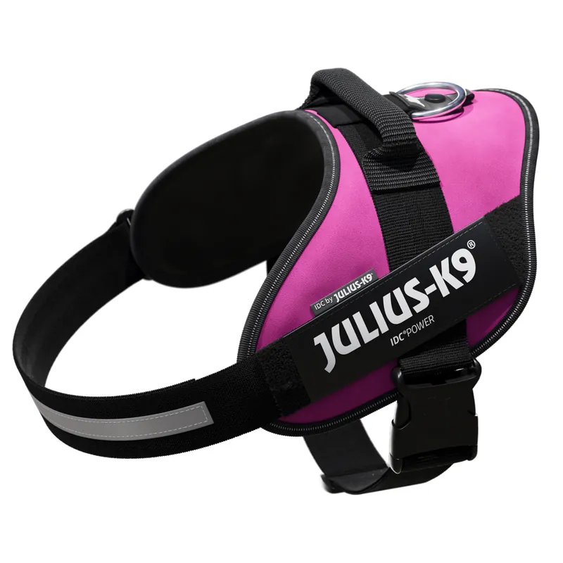 Julius-K9 IDC Powersele, mörkrosa - Stl. L bröstomfång 63 - 85 cm Rabatter