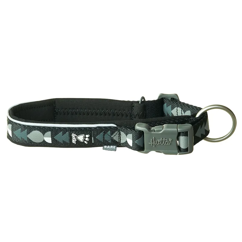 Sista chansen Hurtta Bare halsband, coal - 55-65 cm halsomfång