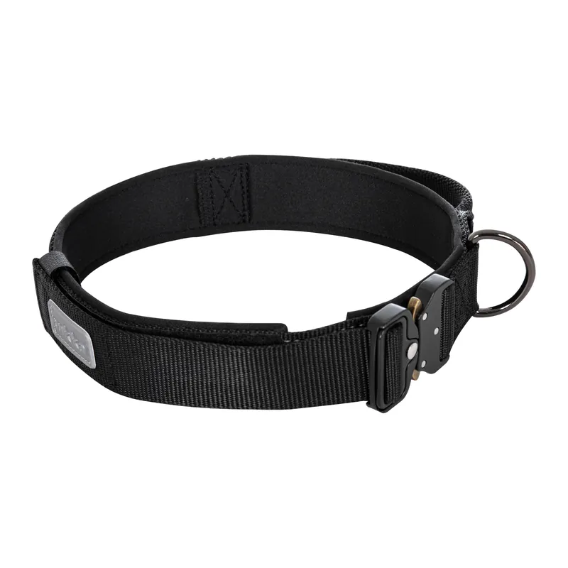 Begränsat antal Rukka halsband Mission, svart - Storlek L 54 - 61 cm halsomfång
