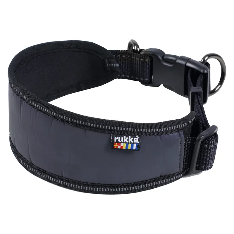 Begränsad tid Rukka® Luminous Soft halsband - Stl. L 45 - 70 cm halsomfång, B 30 mm