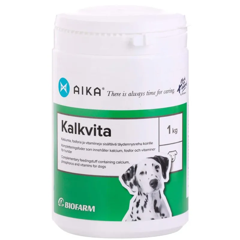 Begränsat antal AIKA Kalkvita för hund 1 kg