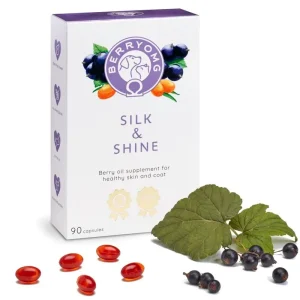 BERRYOMG Silk & Shine för Hundar och Katter 90 Kapslar Trygg betalning