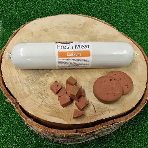 Lågt pris D&C Fresh Meat Kalkon korv 20 x 400 g för hundar