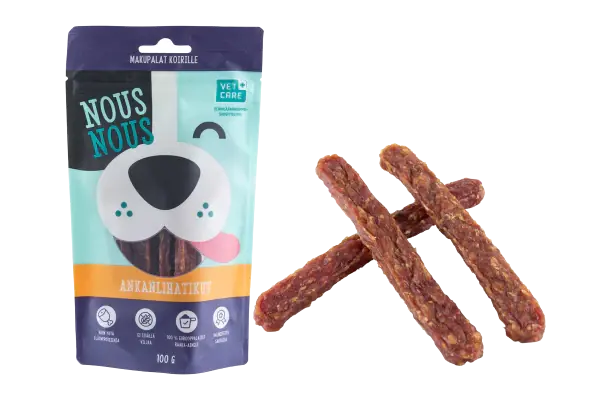 Snabb leverans NousNous ankastrimlor 100 g för hundar