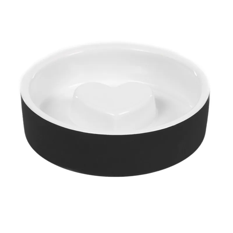 Expressleverans Cooling Bowl Kylande Foderskål - XS Slow Feed Svart