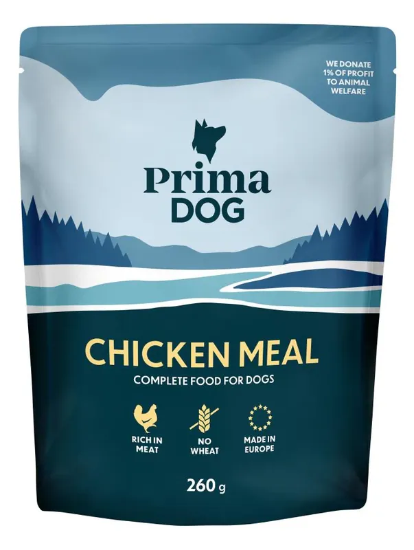 Trygg betalning PrimaDog Kycklingmåltid