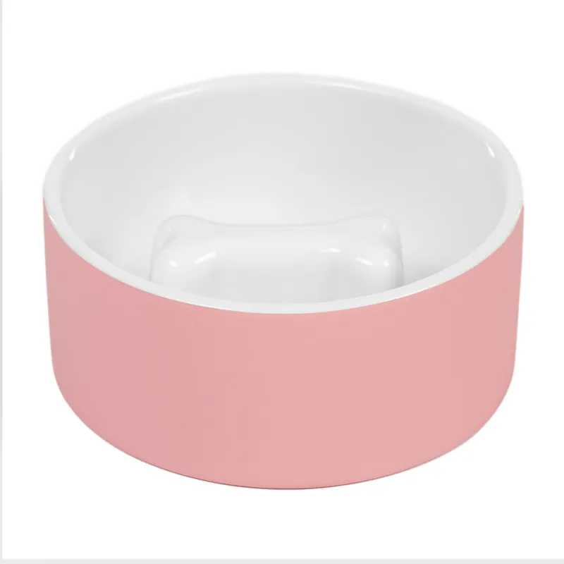 Cooling Bowl Kylande Foderskål - M Slow Feed Rosa Billig