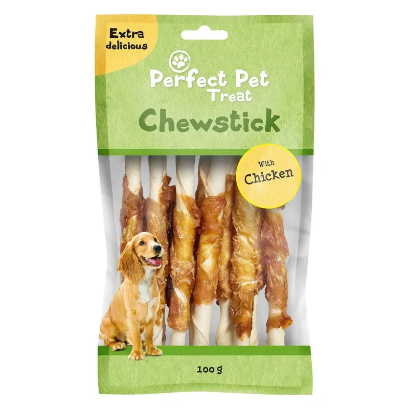 Begränsad tid Perfect Pet Chicken Wrapped Tuggben 13 cm