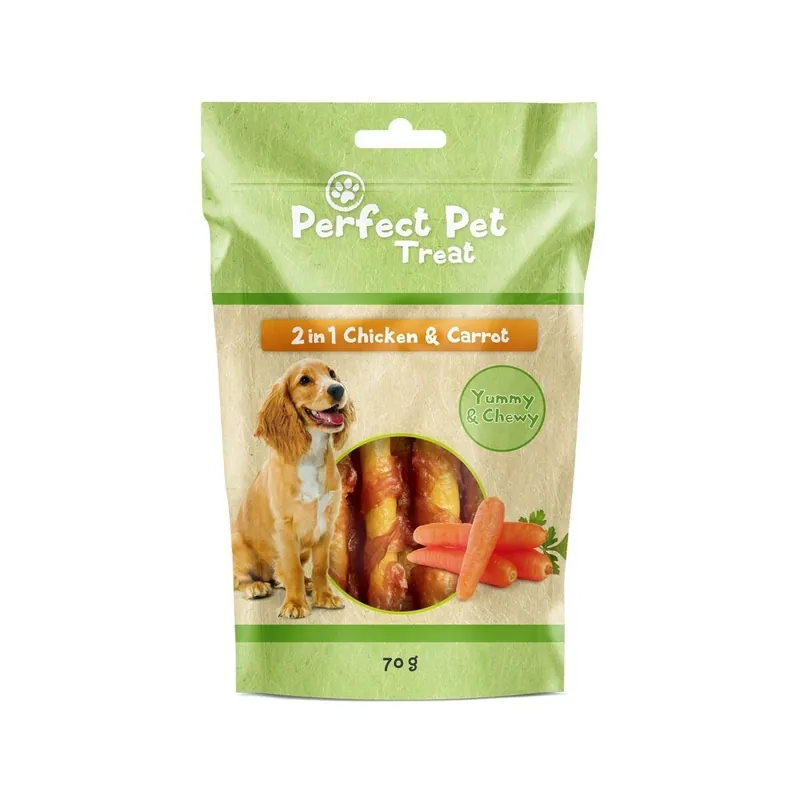 Nedsatt pris Perfect Pet 2-in-1 Chicken & Carrot 70 g