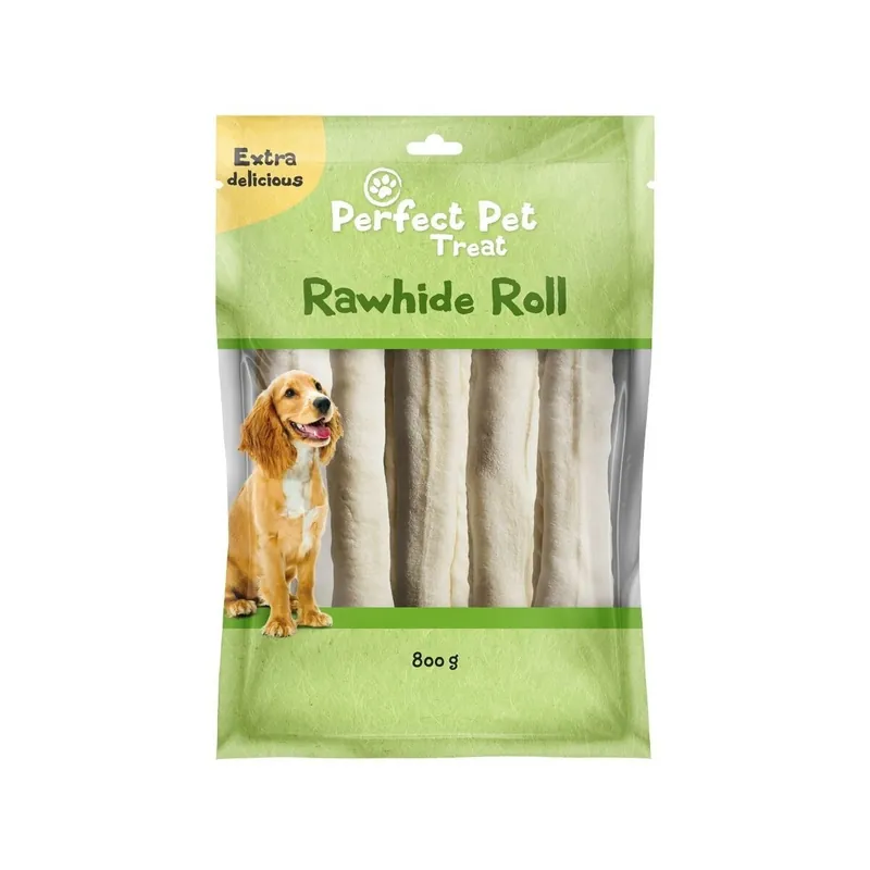 Kampanj Perfect Pet Rawhide Tuggrulle 22 cm 10-pack