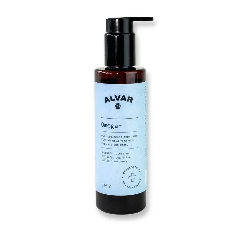 Alvar Pet Omega+ tillskott 200 ml Expressleverans