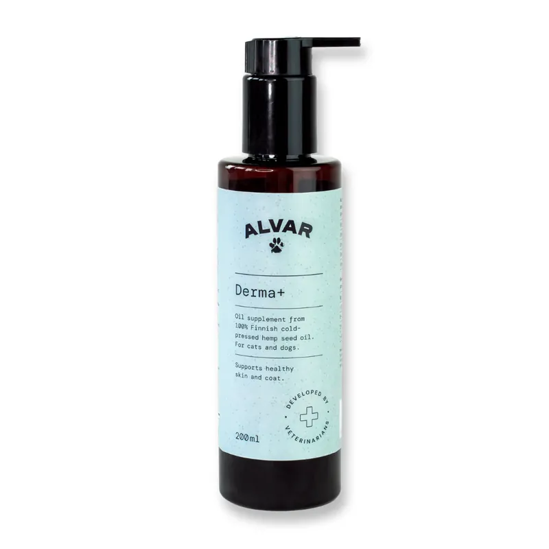 Alvar Pet Derma+ tillskott för hund och katt 200 ml Beställ nu