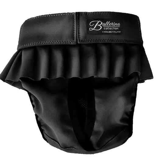 Utförsäljning Ballerina Hygiene Pants Tikskydd - Svart/Satin / XL